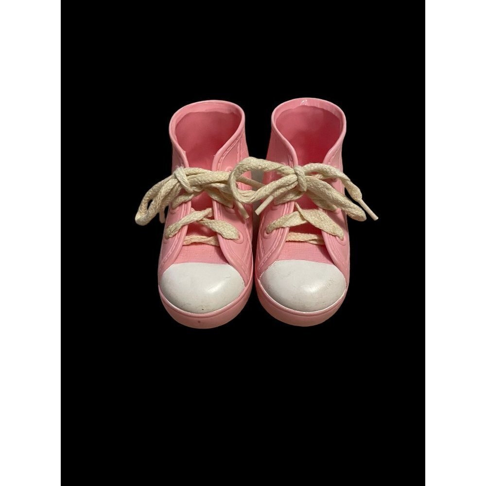 Vintage 1986 Playmates Toys Cricket Dolls Shoes Sneakers Pink #16659